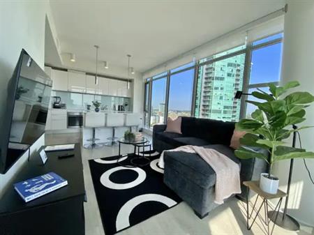 Your luxury furnished 2-bed 2-bath condo in Beltline | Amazing Stampede views | 1188 3 Street Southeast, Calgary