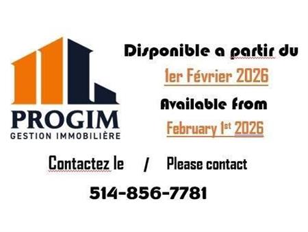 1 CH - 1 SDB - Montréal - $1,390 /mo
