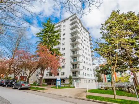 #1208: Newly Renovated 1 Bedroom with great north facing views available late November 2025 | 1825 Haro Street, Vancouver