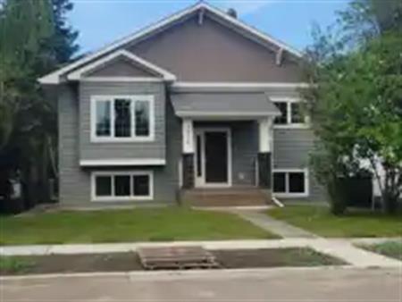 Beautiful New Home Historic Unique Parkvale ( main level) | Red Deer