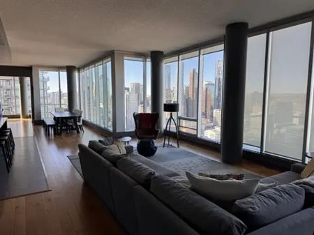 Fully Furnished Sub-Penthouse with 800 sqft Patio and Amazing City Skyline Views | 433 11 Ave SE, Calgary