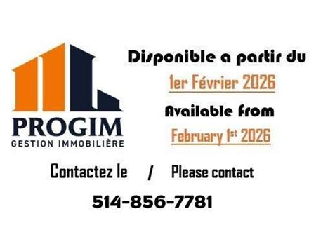 1 CH - 1 SDB - Montréal - $1,495 /mo