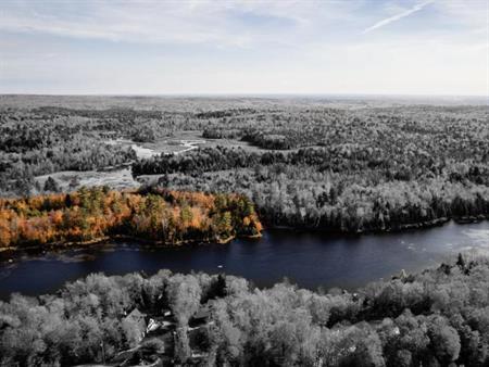 TERRAIN À VENDRE - BORD DE L'EAU - SAINTE-ANNE-DES-LACS