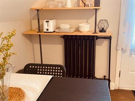 Libre maintenant- Petit appartement prêt a vivre - Chauffage, eau chaude, meubles et WIFI inclus