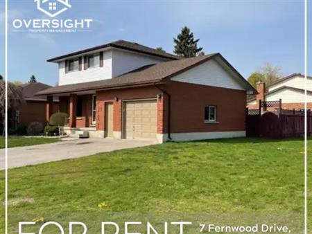 3-Bedroom House in Tillsonburg!! | 7 Fernwood Drive, Tillsonburg