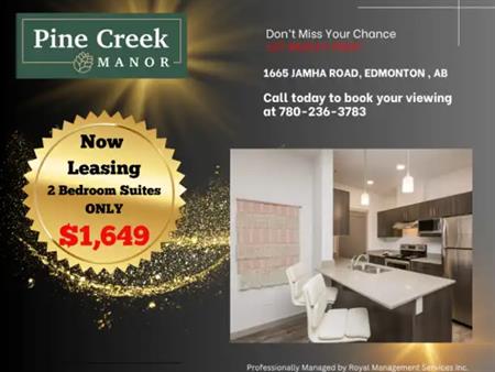 Pine Creek Manor | 1665 Jahma Road NW, Edmonton