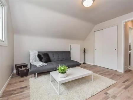 Newly  Renovated Bright Cozy Quiet 1 Bed 1 Bath 1 Parking Upper Junior Suite in a Triplex house - Centre Kitchener | 382 Stir