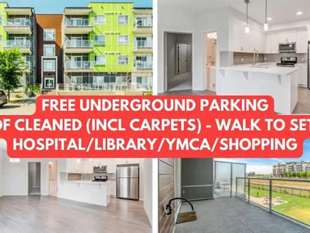 2 Bed 2 Bath Condo in Seton + amazing location + free underground parking | 224 - 20 Seton Park Southeast, Calgary
