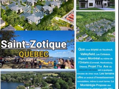 TERRAIN À VENDRE TRIPLEX & 6Plex