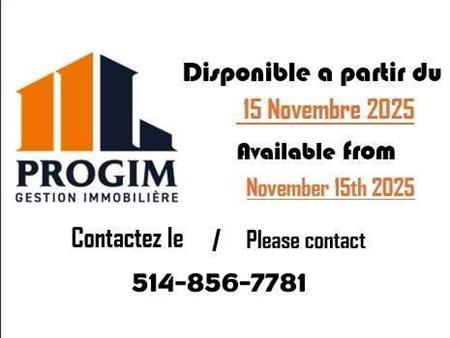 3 CH - 1 SDB - Montréal - $2,250 /mo
