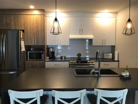 5 1/2 moderne - rez de chaussée