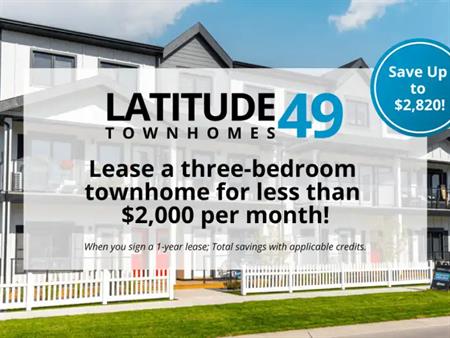 Latitude 49 Townhomes | 40 Des Hivernants Boulevard N, Winnipeg