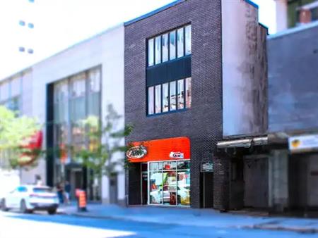 Partially Built Out Retail Space in Downtown Montreal, Quartier Des Spectacles | 330 Rue Sainte-Catherine Est, Montreal