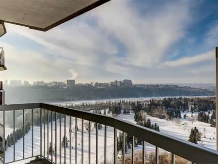 River Valley Living - 2 Bedroom Victoria Park 16th Floor | 1605 - 9835 113 St NW, Edmonton