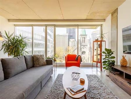 2 1/2 - Montréal (Ville-Marie (Centre-ville)) - 3 875 $/mois