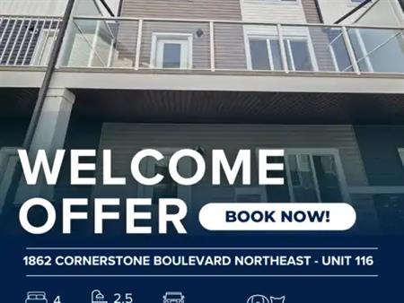 1862 Cornerstone Boulevard Northeast - Unit 116 - Unit 116 | 1862 Cornerstone Boulevard Northeast, Calgary