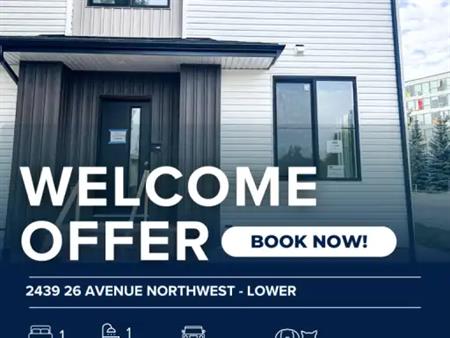 2439 26 Avenue Northwest - Lower | 2439 26 Avenue Northwest - Lower, Calgary