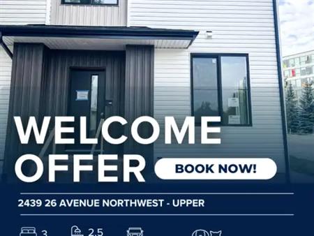 2439 26 Avenue Northwest - Upper | 2439 26 Avenue Northwest - Upper, Calgary