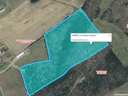 Érablière et terre à bois, Saint-Patrice-de-Beaurivage