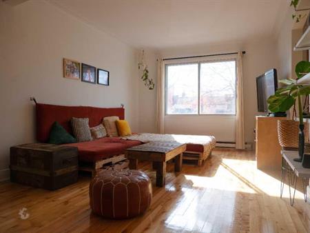 CESSION DE BAIL 4 1/2 meublé et équipé à Montréal !