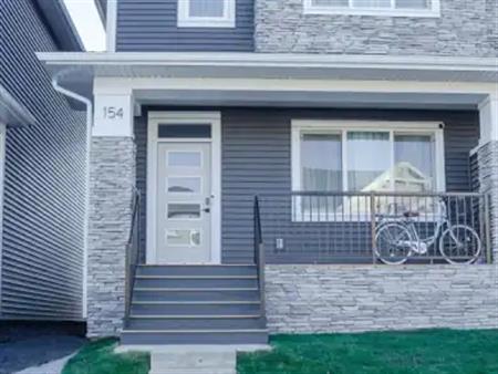 Short-Term Rental | Furnished 2BR Basement Suite – CreekView SW Calgary | Calgary