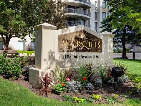 Large Sunny Condo in Secure Riverside Building | 908-1108, 6th Ave SW, Calgary