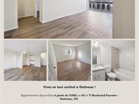 2 CH - 1 SDB - Gatineau - $1,545 /mo