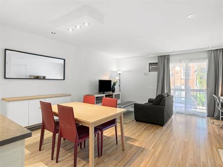 3 1/2 Meublé – Berri-UQAM – Internet Inclus – Bail Flexible