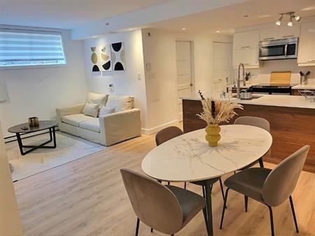 Superbe condo 2 chambres meublé – Montréal (NDG) – Tout inclus