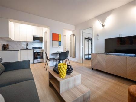 Appartement Meublé Moderne à Louer – Centre-Ville de Montréal