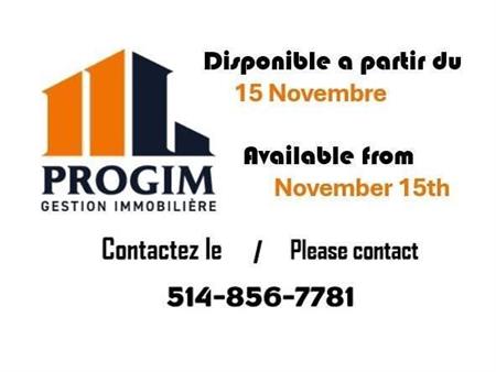3 CH - 1 SDB - Montréal - $2,250 /mo