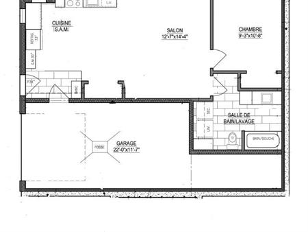 3 1/2 AVEC GARAGE REZ-DE-JARDINS SAINTE-SOPHIE (BORD DE L'EAU)