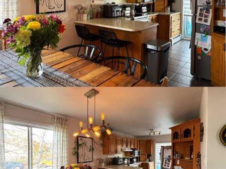 6 1/2 avec garage et cours situé à Anjou près du métro Radisson