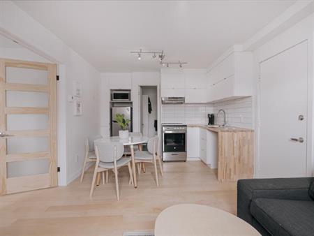 3 ½ entièrement meublé à louer Charlesbourg juillet 2026