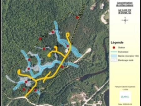 Terrain 30 acres Projet intégré Saint-Donat, récréotouristique