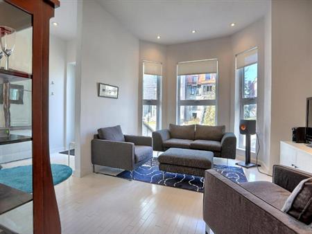 Magnifique condo meublé 3 mois renouvelable Métro Sherbrooke