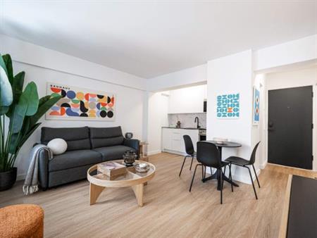 Appartement Une Chambre - Montréal Centre-Ville, Meublé