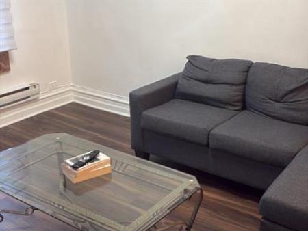 Appartement 3 1/2 complètement meublé et équipé