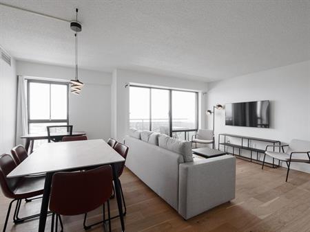 Beau 3 ½ meublé entièrement équipé récemment rénové - Quartier Saint-Jean-Baptiste à Québec