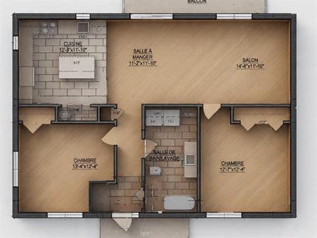 4 1/2 NEUF À LOUER À SAINTE-SOPHIE (BORD DE l'EAU)