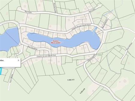 terrain à vendre dans Lanaudière 35 minutes de Laval, Mtl