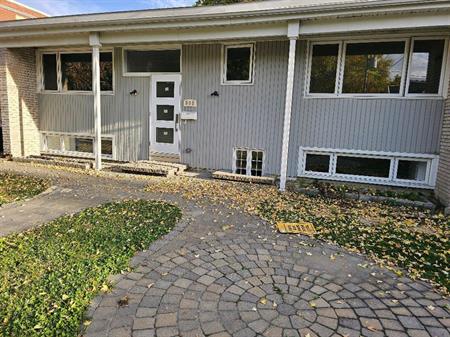 Rez de Chaussé de maison avec garage et grande cour