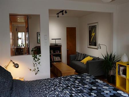 Magnifique 3 ½ ensoleillé à aire ouverte entièrement meublé