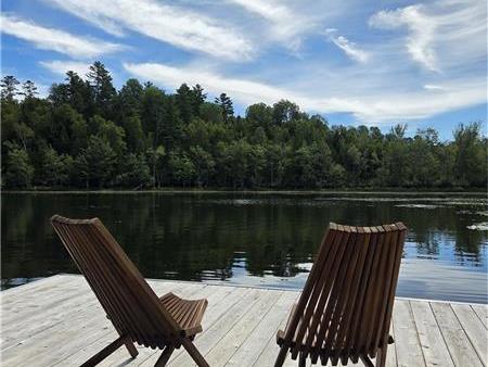 The Pine — Waterfront Log Cottage on McGregor Lake (30 min from Ottawa)