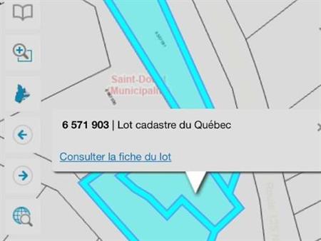 Terrain 45 000 pi ca Lac Archambault(accès)