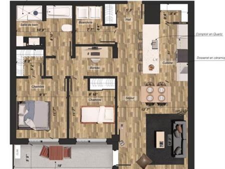 Bail à céder rapidement – Grand 4 ½ - **Tout inclus**