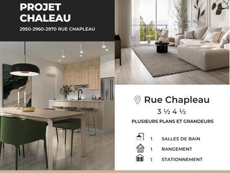 appartement 4 1/2 à louer