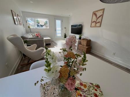 5 1/2, Ste-madeleine, bas de triplex, libre mars, porte patio ,terrasse, très bonne insonorisation, secteur sécuritaire, tran