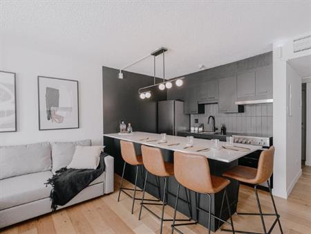 Loft entièrement meublé à louer Saint-Jean-Baptiste décembre 2025