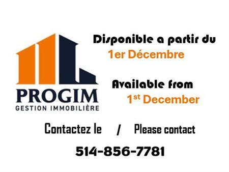 Studio - Montréal - $850 /mo